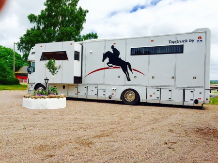 Scania P380 Lehell Horsetruck, Export Sydtyskland 